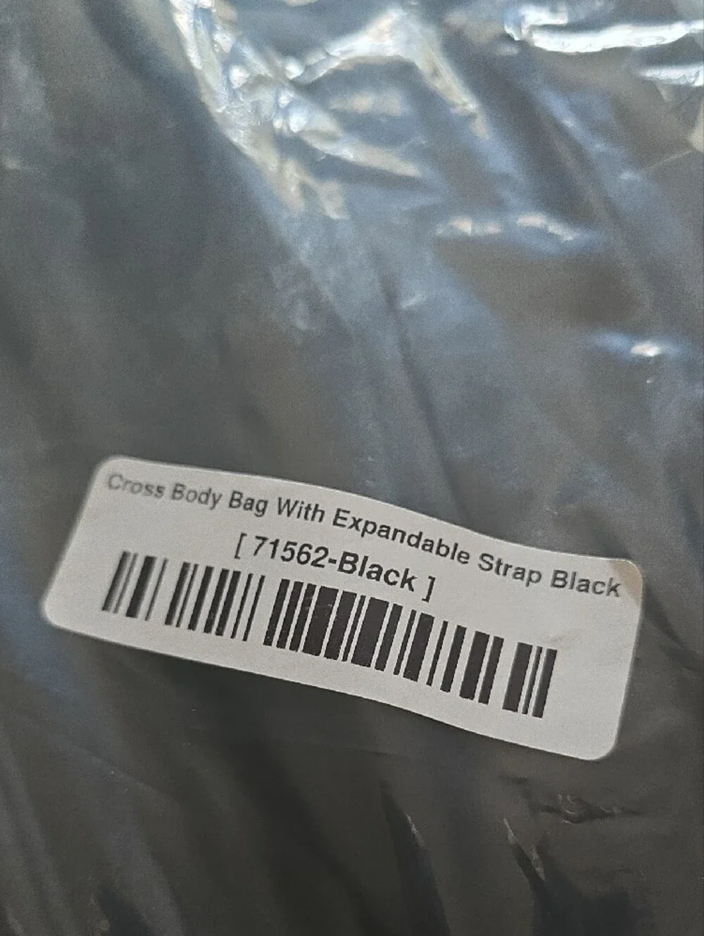 Black Roll-Top Messenger Bag - Unbranded